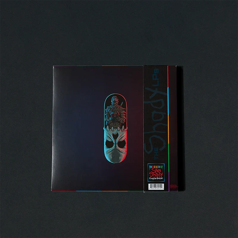 The Shady LPs Eminem box set outer sleeve with die-cut window showing album art