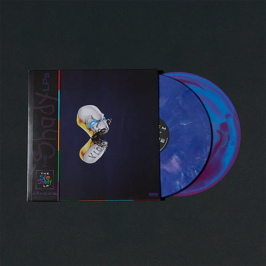 The Shady LPs Eminem vinyl box set with sleeve and blue coloured record