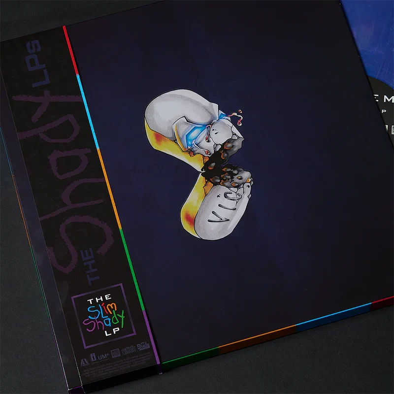The Shady LPs Eminem box set outer sleeve with holographic edge detail