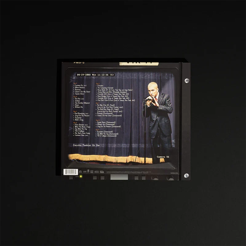 Lyric insert from The Eminem Show 20th Anniversary Expanded Edition collector's 4LP